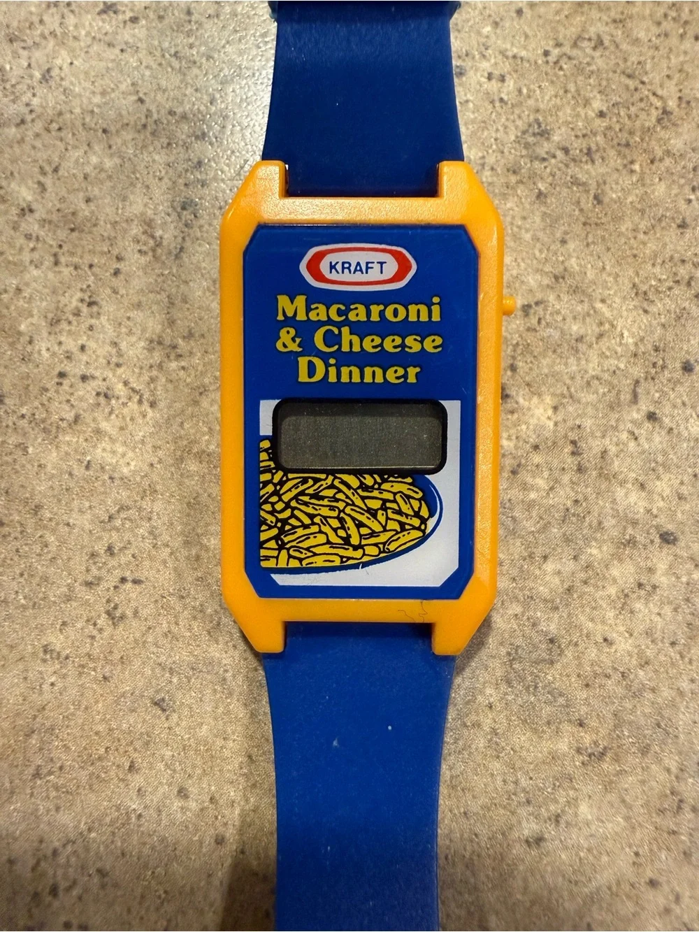 *Non-Working* Vintage Kraft Macaroni & Cheese Dinner Digital Watch Super Rare